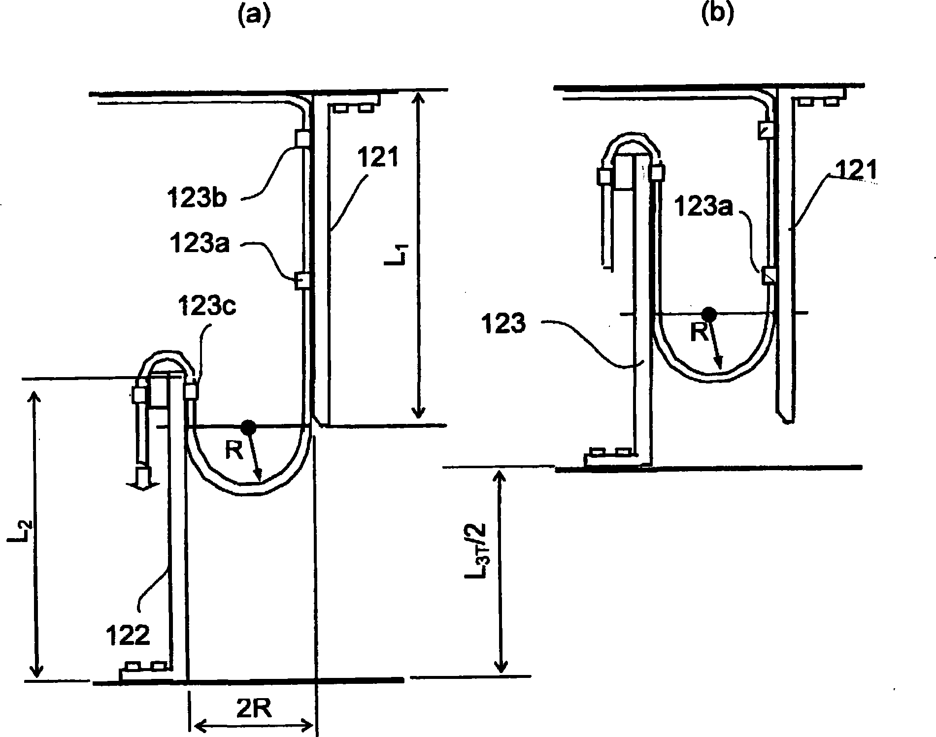 Mobile cable device of storey height adjusting type double-layer elevator