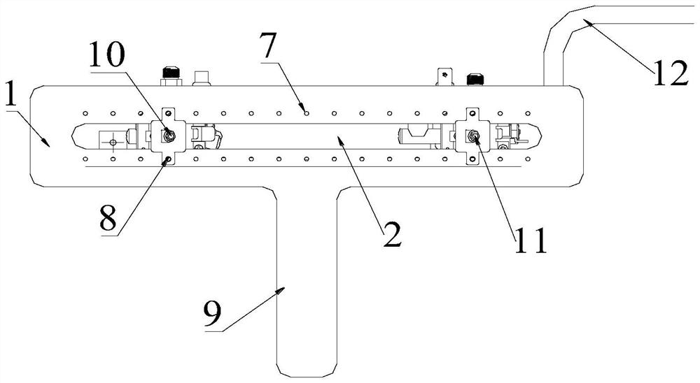 Gas stove valve body relative position inspection device and use method thereof