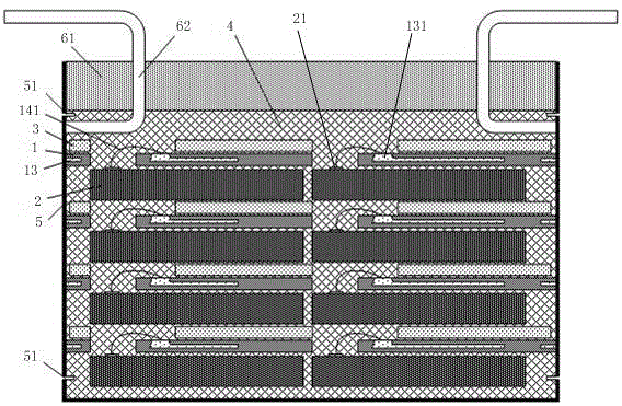 Aluminum-substrate-based three-dimensional lamination chip packaging structure and preparation method thereof