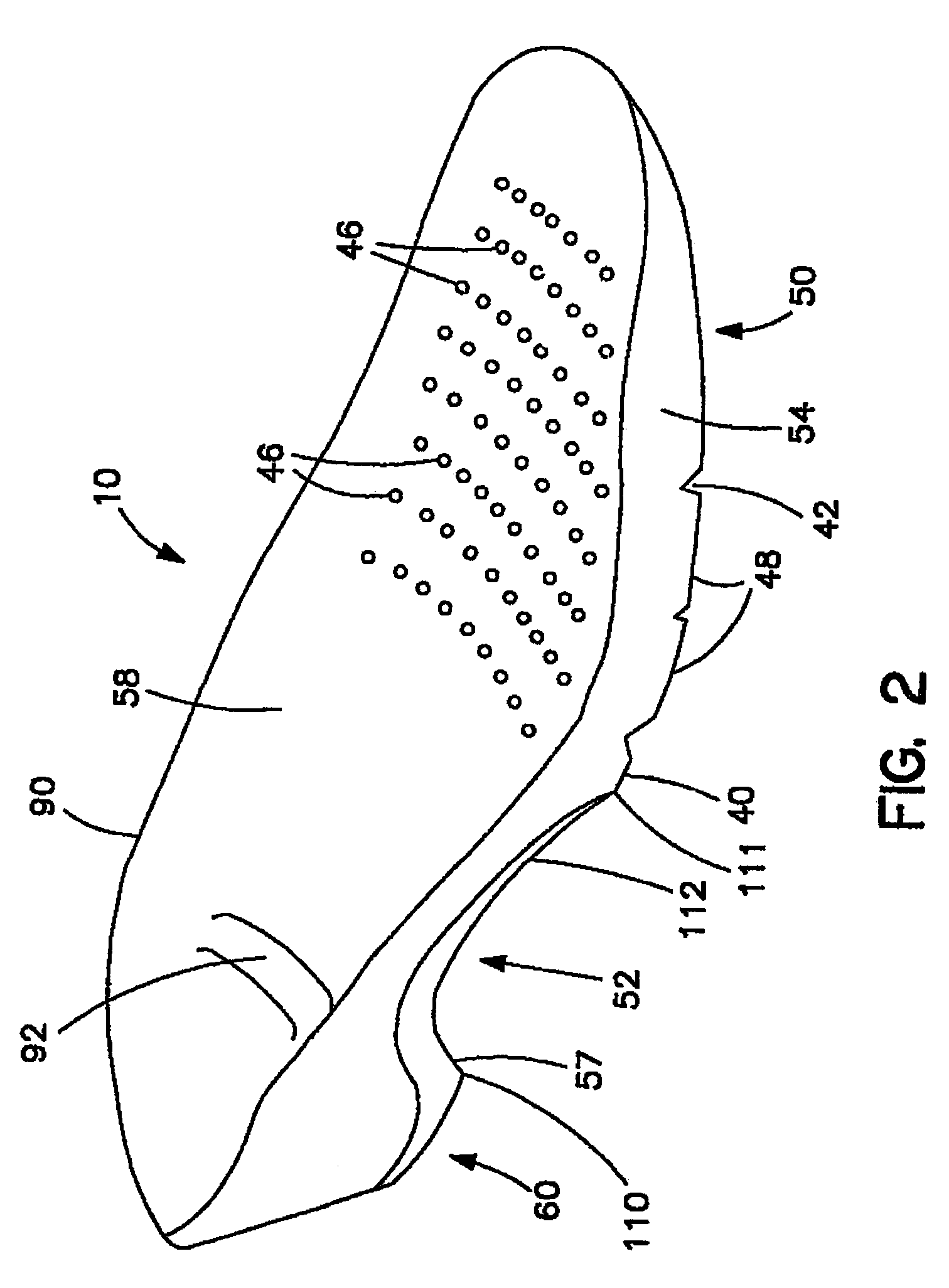 Footwear structure and method of forming the same