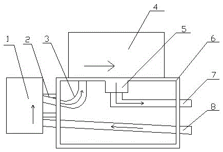 Cooling and filtering structure of engine oil pump