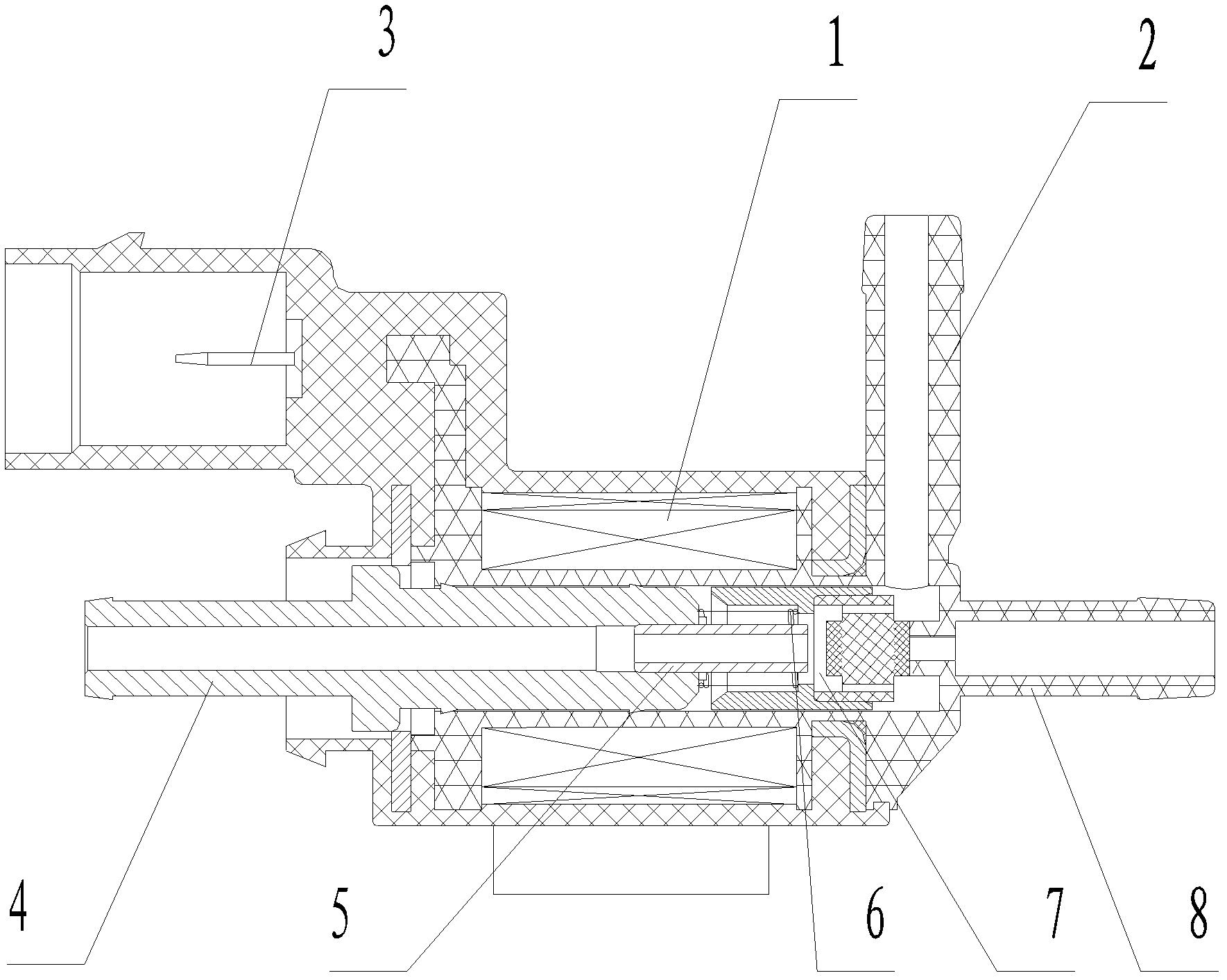 Positive pressure deflating valve