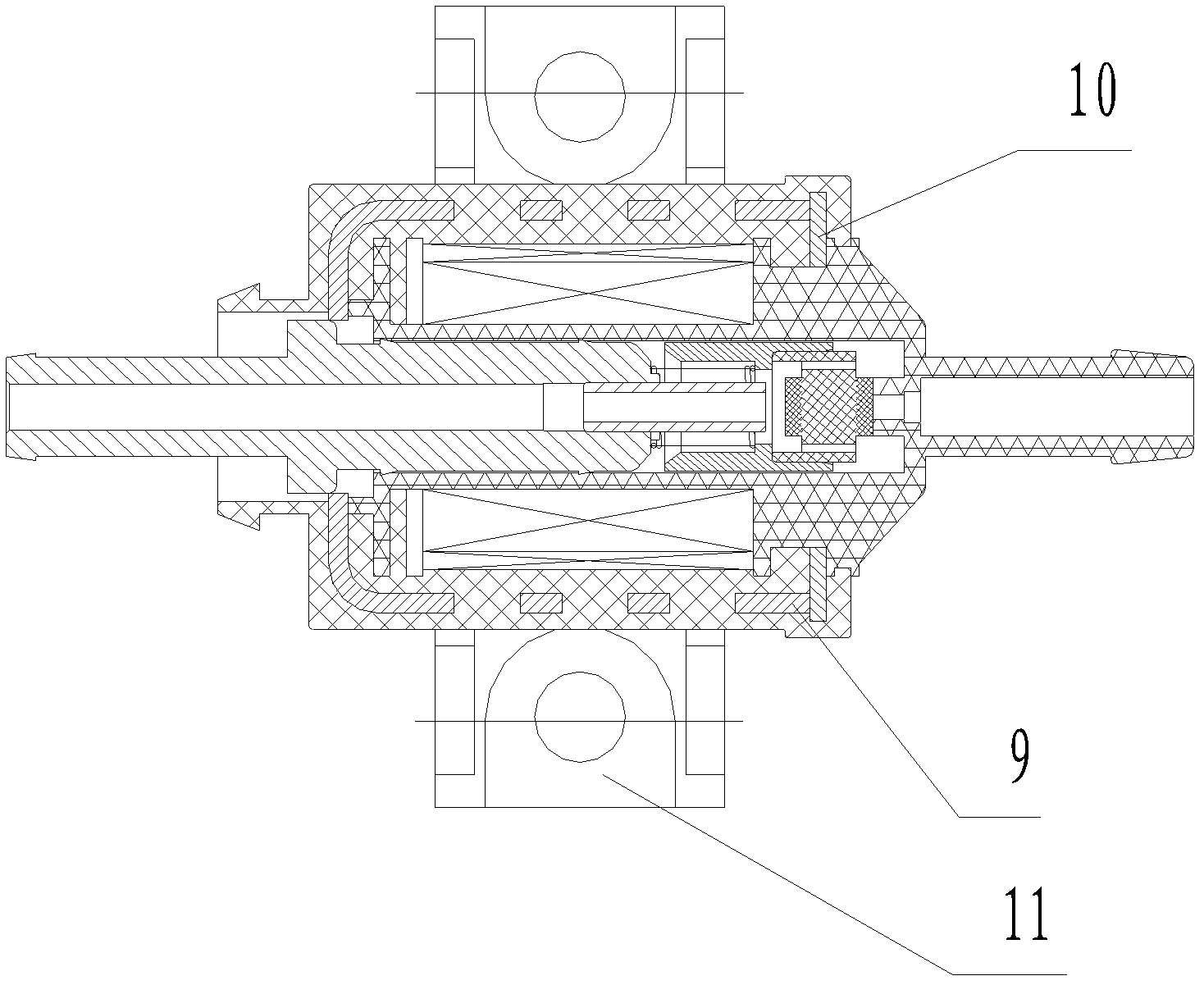 Positive pressure deflating valve