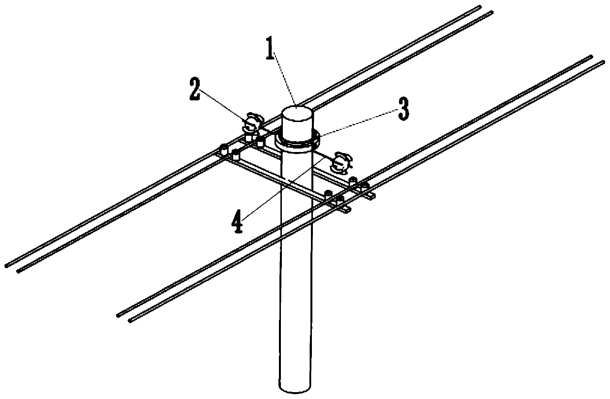 Bird repelling device for telegraph pole