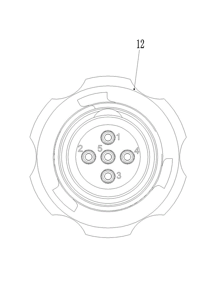 Locking threaded connector and assembly thereof