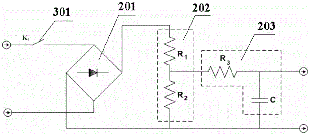 A method and device for online detection of the state of a line arrester with a series gap