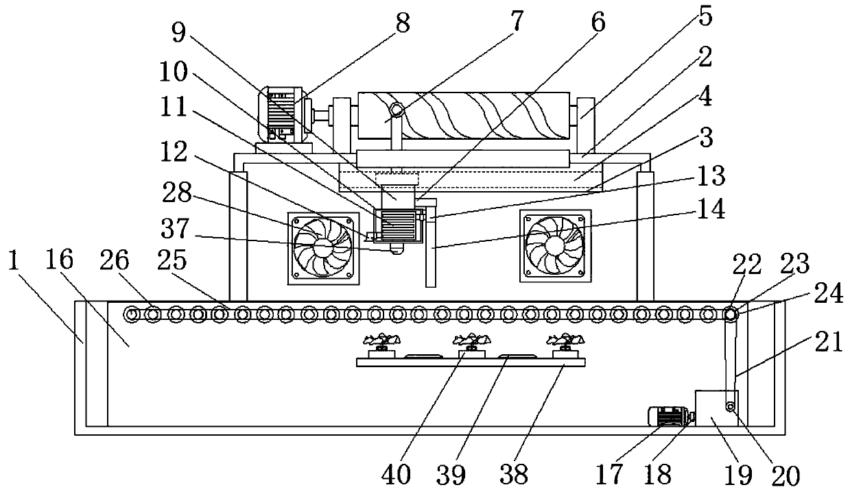 Cooling device for auto parts