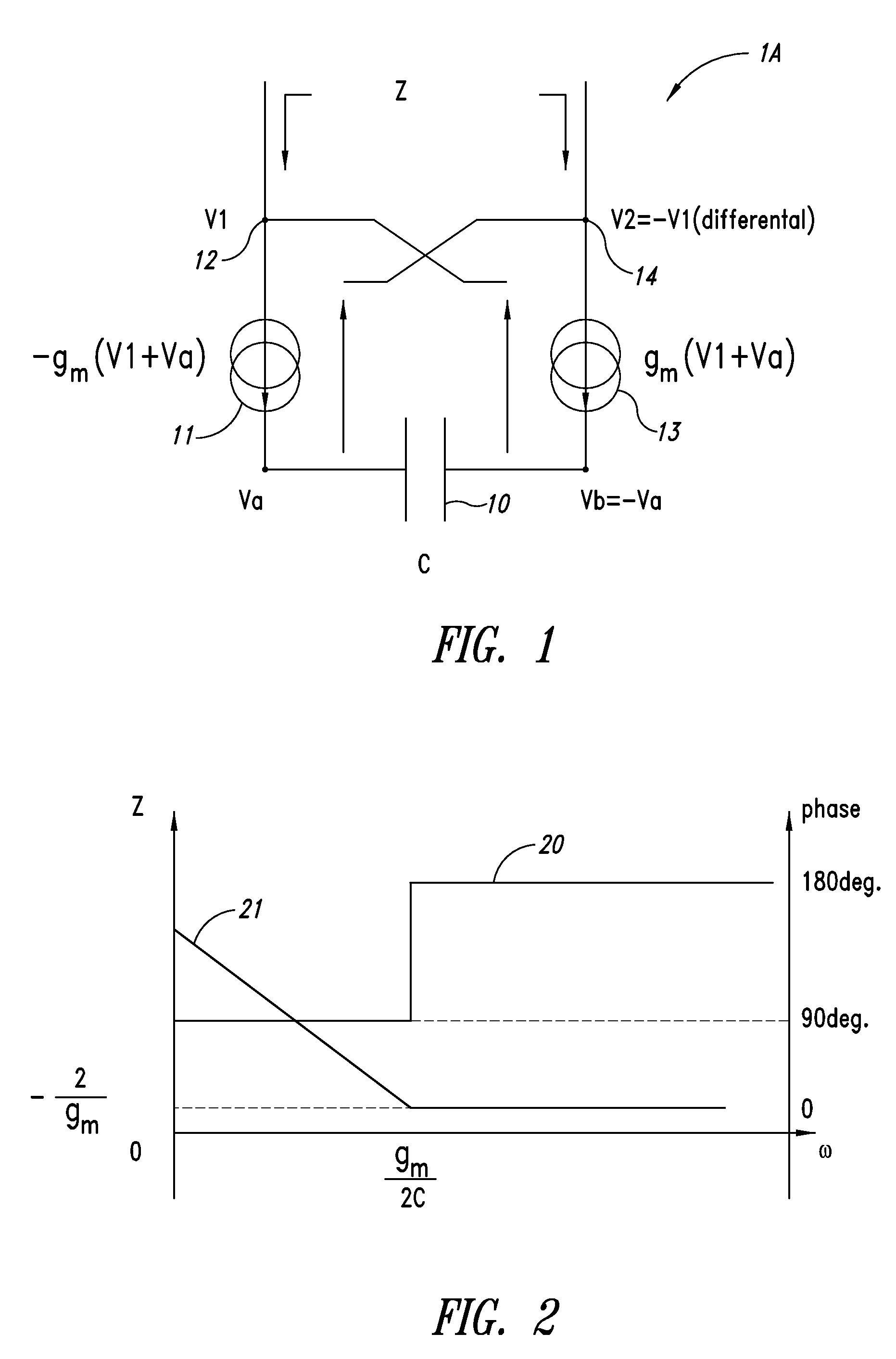 Negative capacity circuit for high frequencies applications
