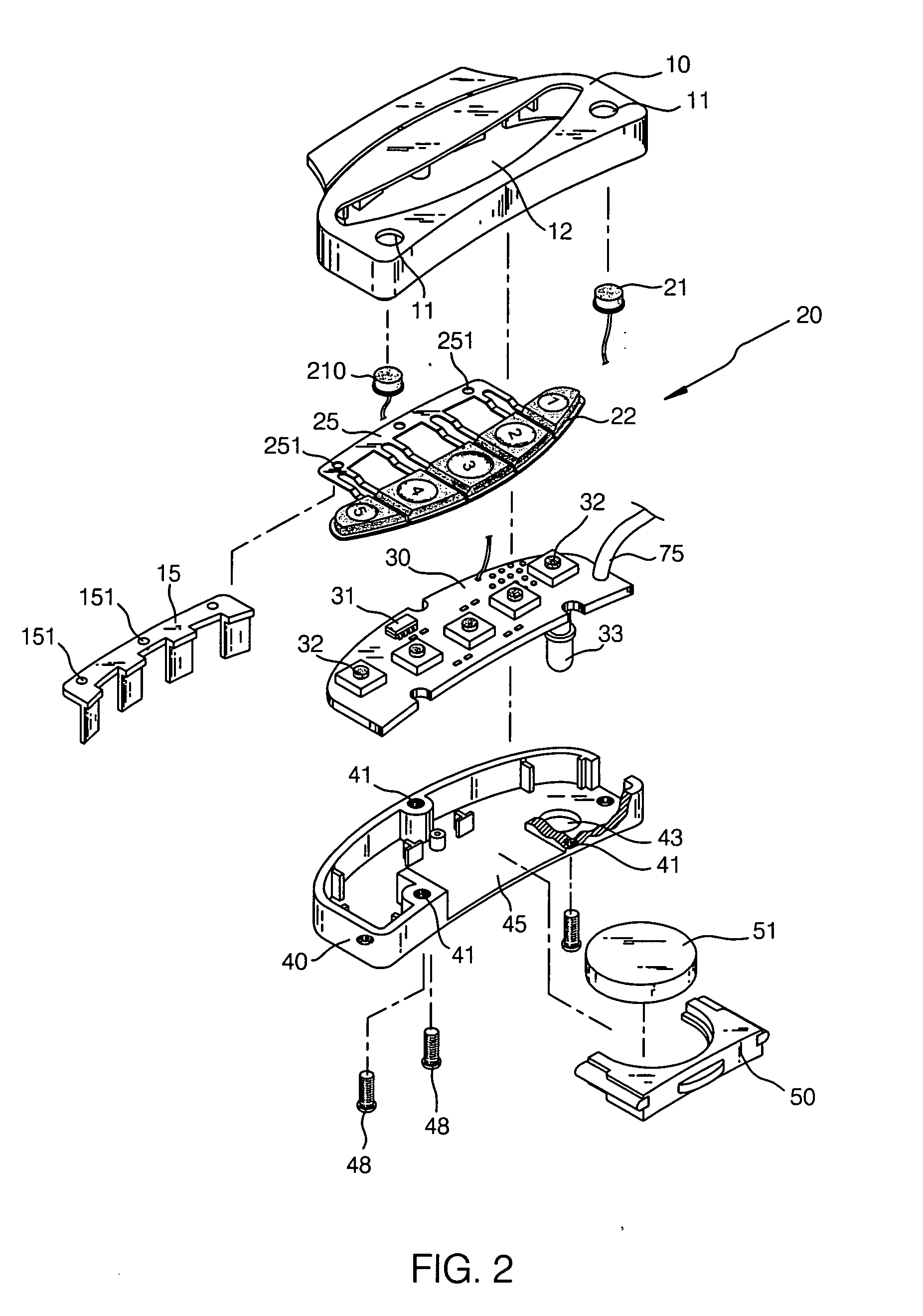 Dial system for a steering wheel of an automobile