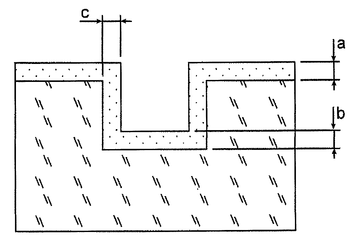 Process For Producing a Coating Based on an Oxide Ceramic that Conforms to the Geometry of a Substrate Having Features in Relief
