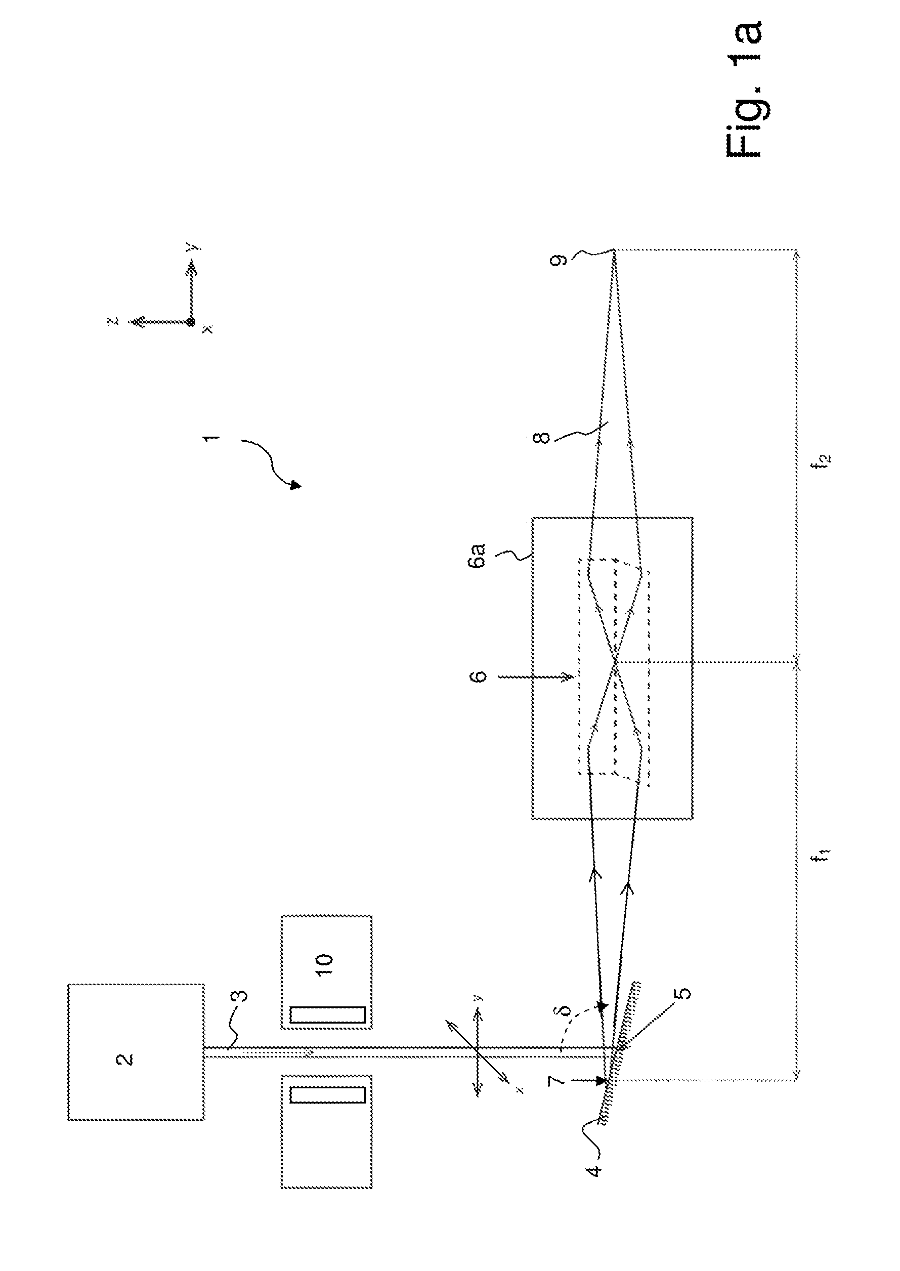 X-ray apparatus with deflectable electron beam