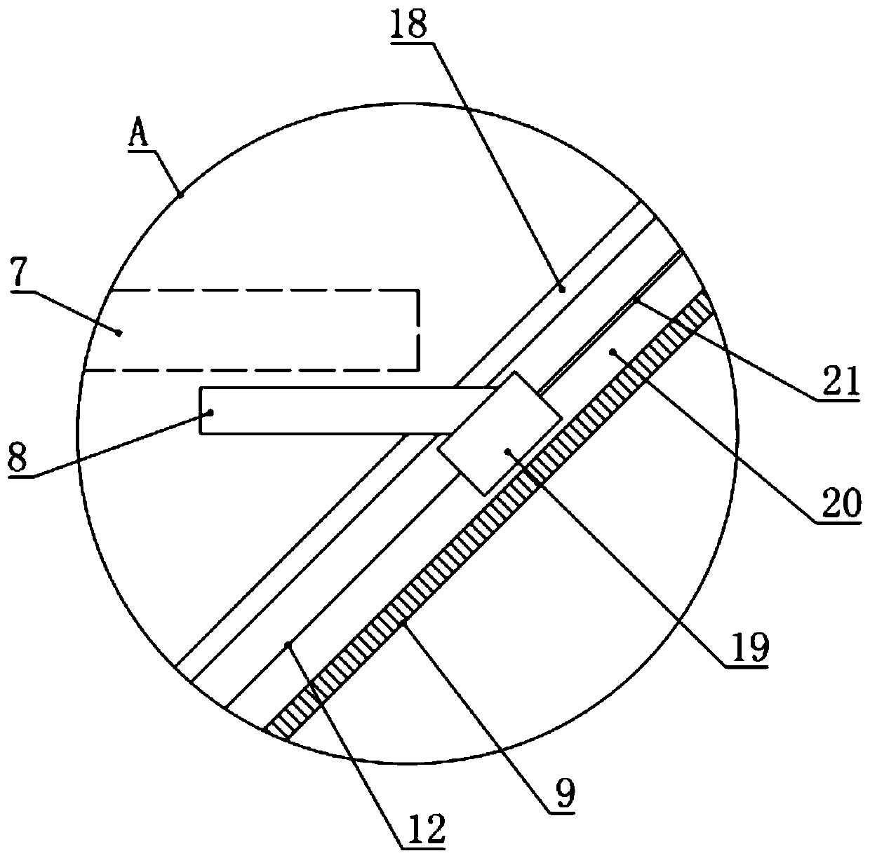 Automatic paint spraying device for stainless steel mesh processing