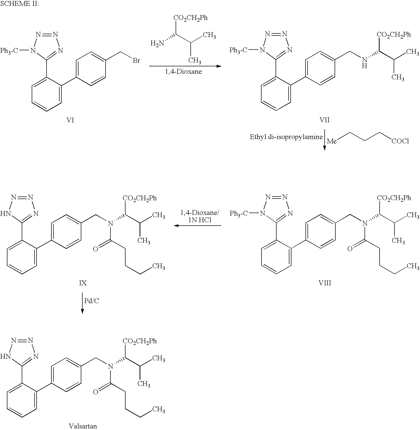 Process For the Preparation of Angiotensin II Antagonist