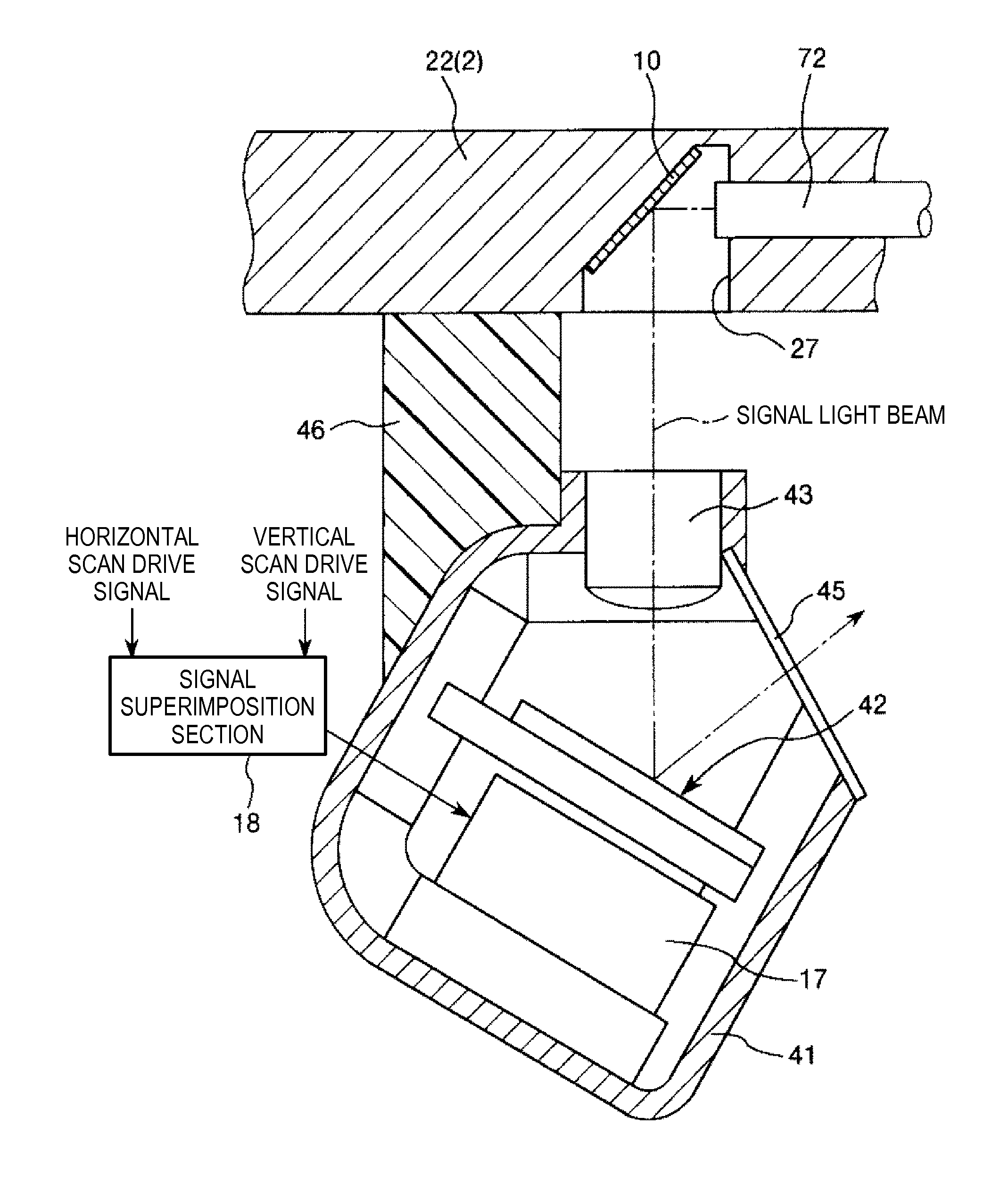 Image display device and head-mounted display