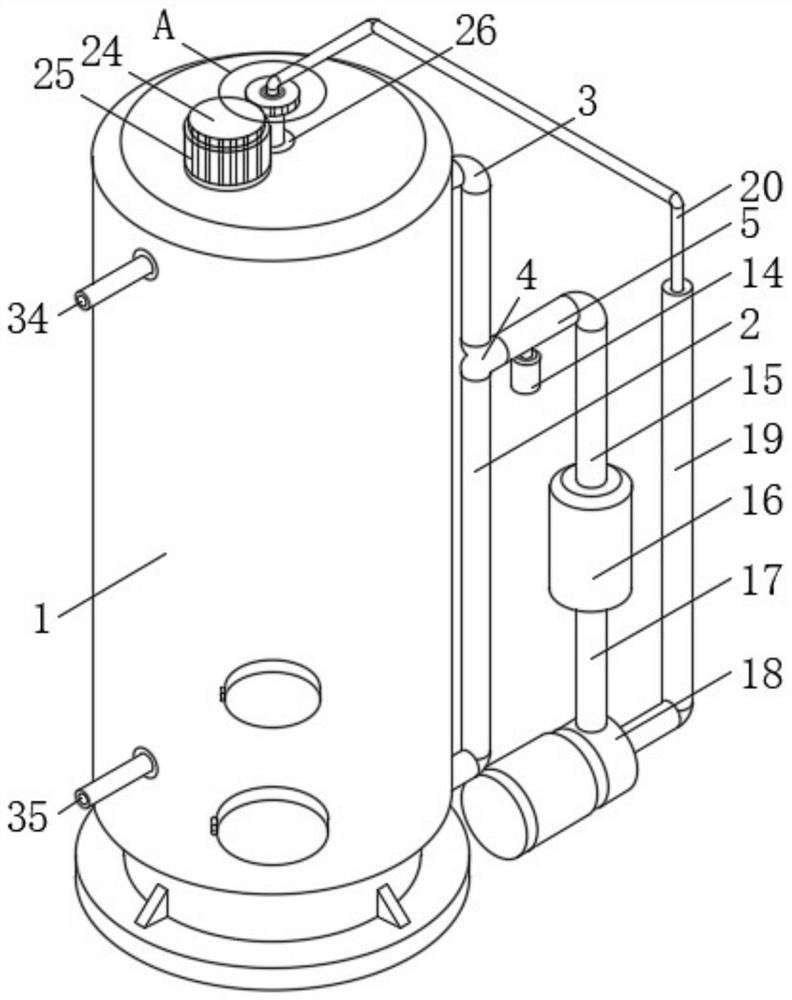 Novel corrosion-resistant boiler for industrial sewage treatment