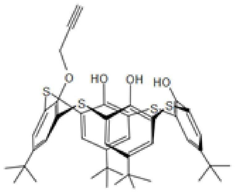 Preparation method of monosubstituted alkynyl thiacalix [4] arene