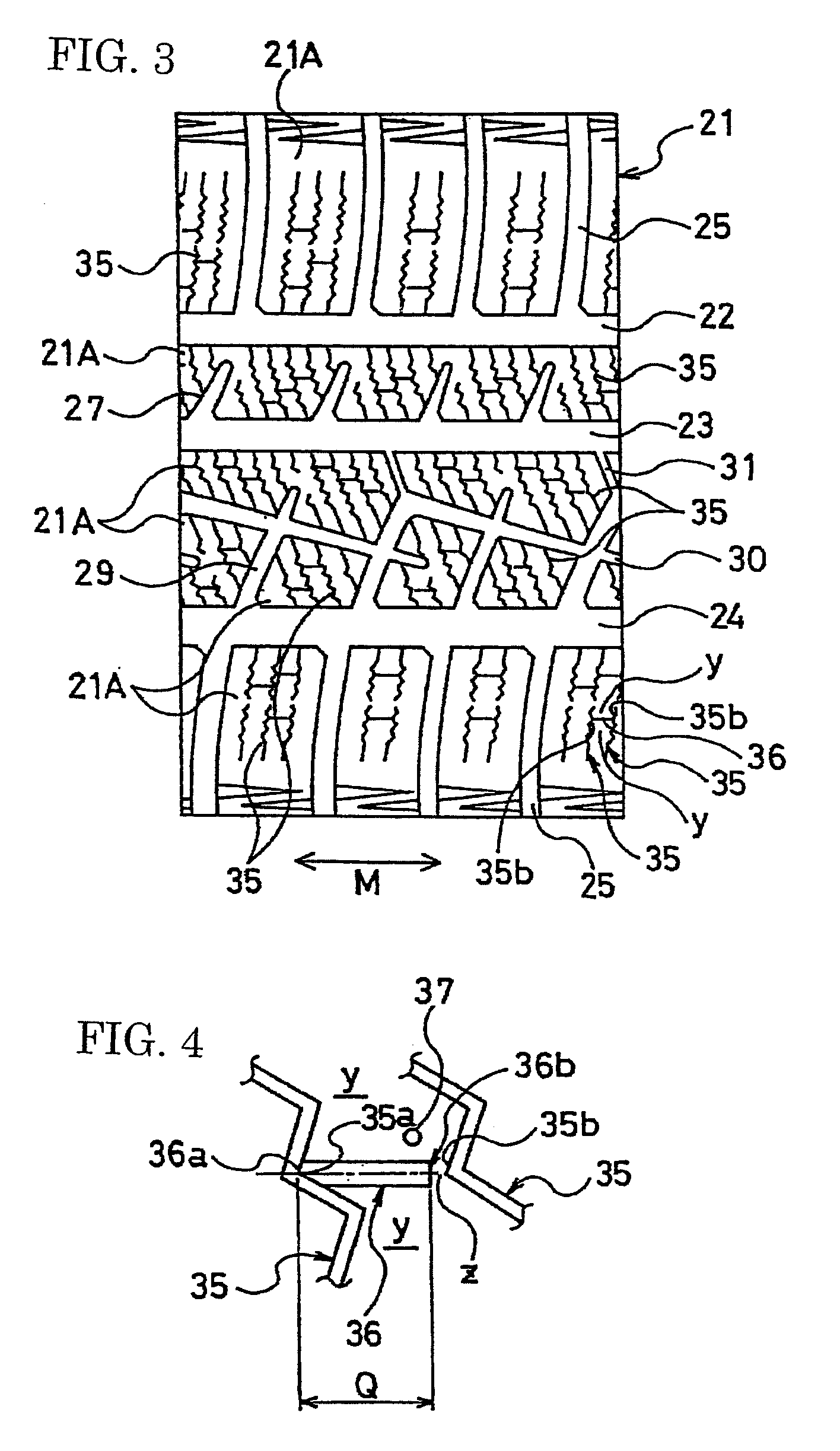 Pneumatic tire, tire mold and method of producing pneumatic tire