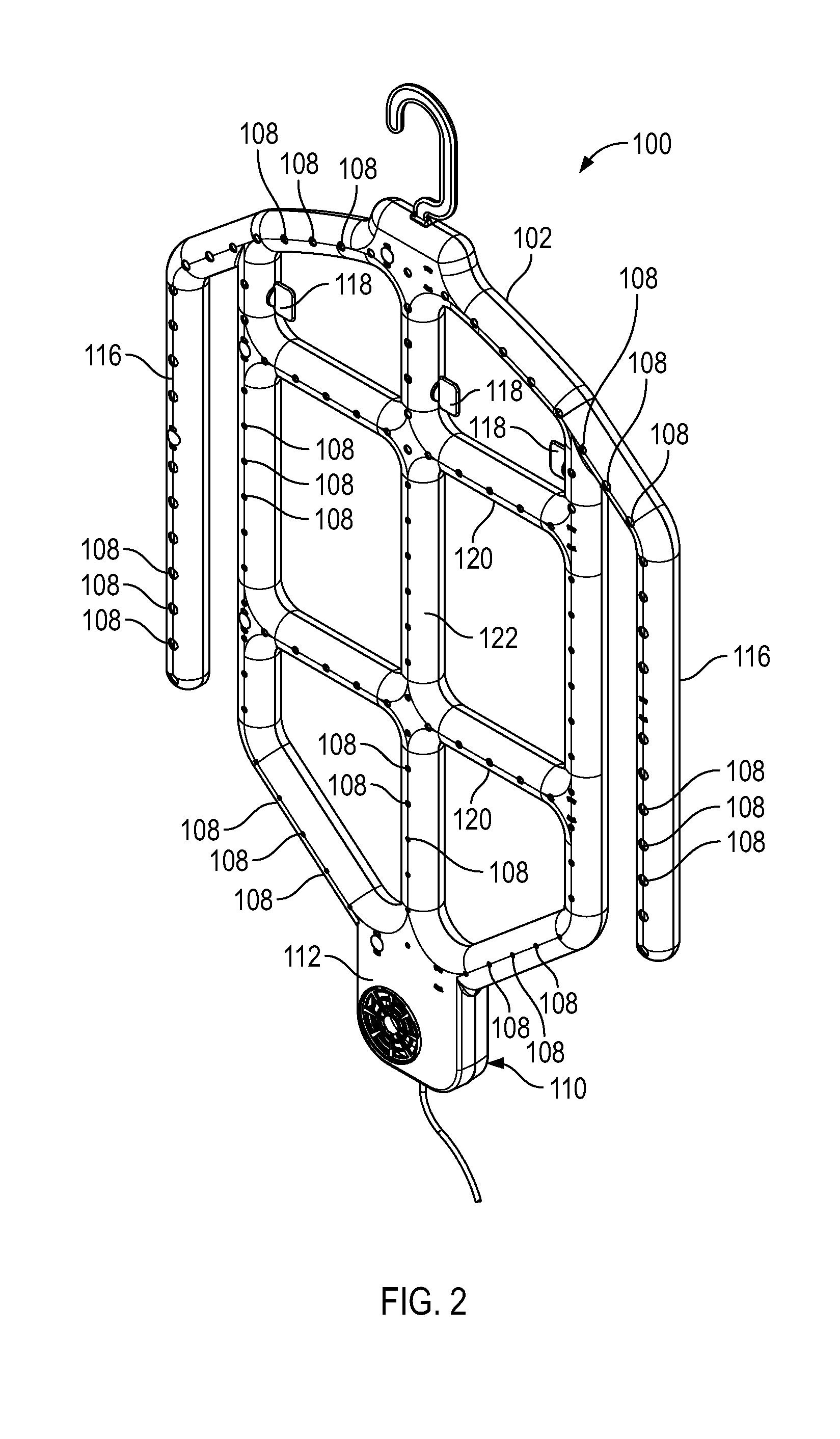 Manually-operated clothes drying apparatus