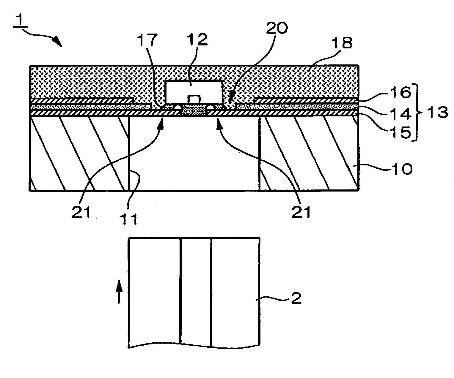 Optical module, method of manufacturing the same, optical communication device and electronic device using the same