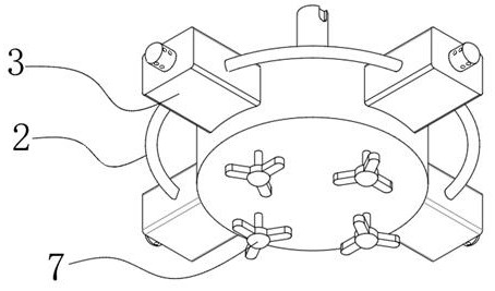 Aeration device for treating high-concentration organophosphorus wastewater