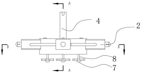 Aeration device for treating high-concentration organophosphorus wastewater