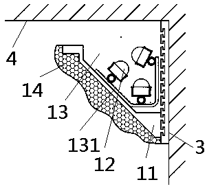 Novel ceiling with light design space