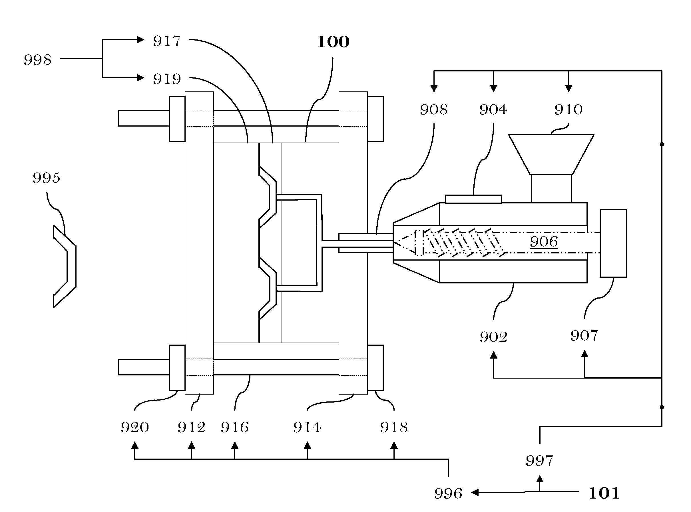 Hot-Runner System having Non-Structurally Supportive Heat Insulator Including Visible Material