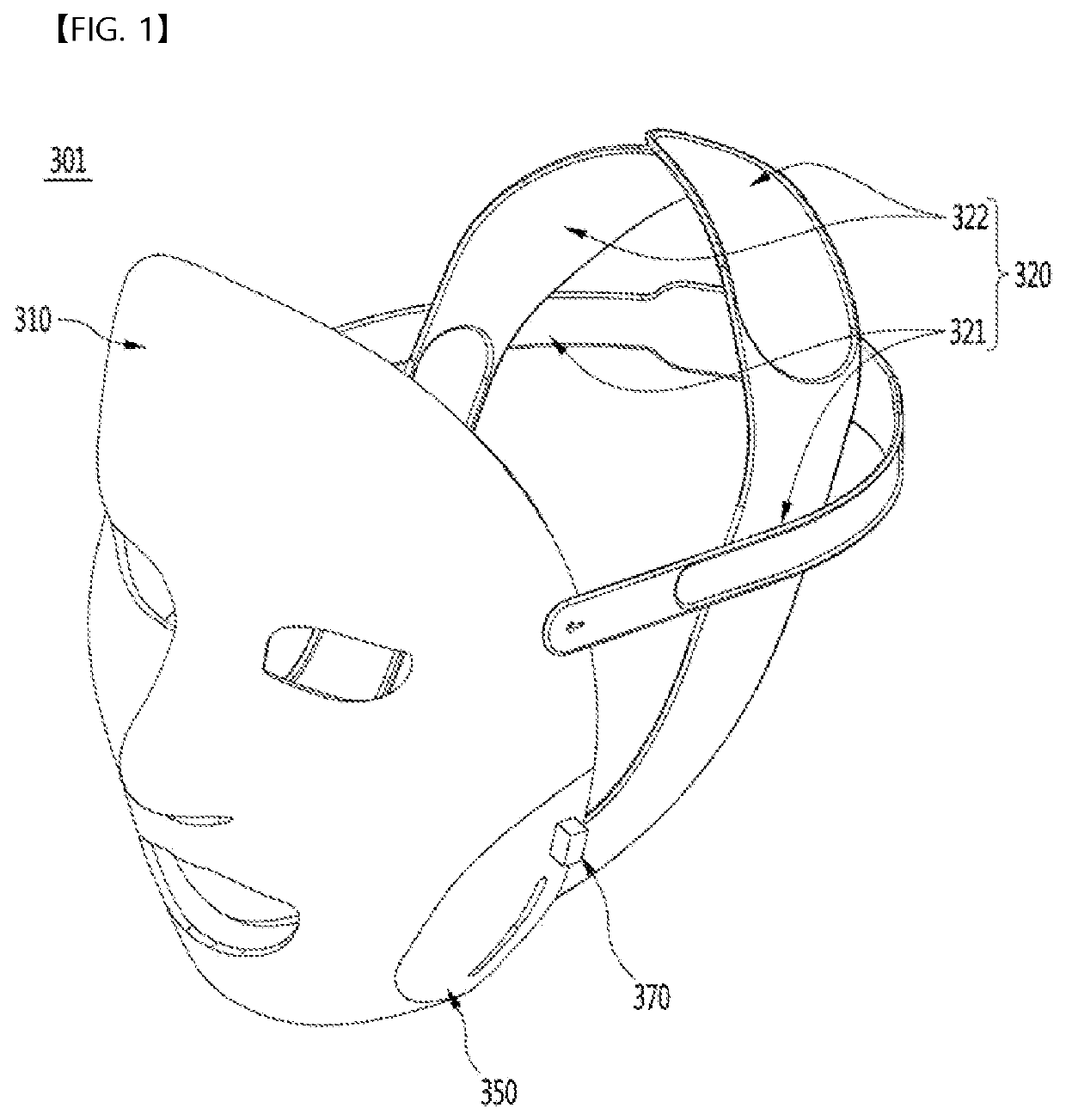 Facial beauty device and mask sheet used therefor