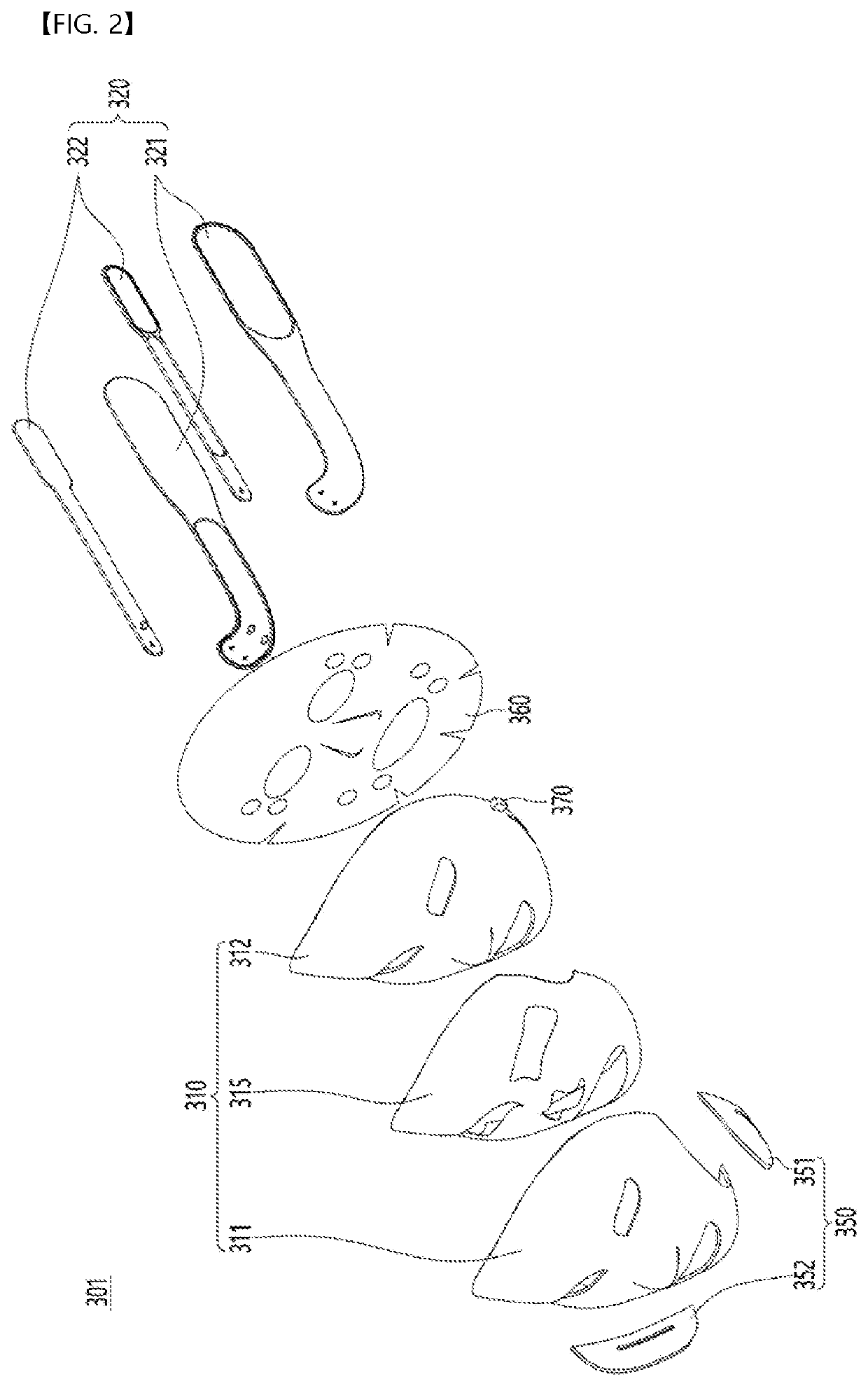 Facial beauty device and mask sheet used therefor