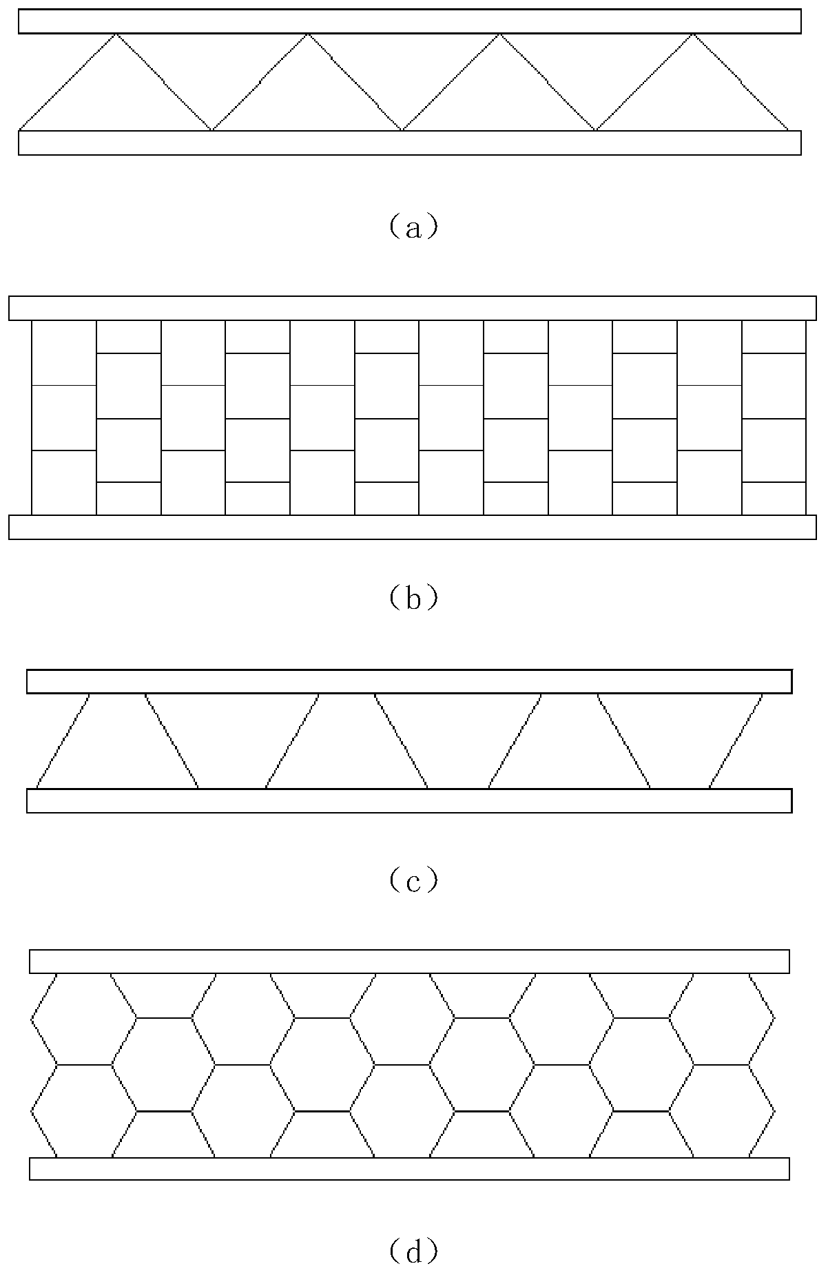 Three-dimensional sandwich structure fabric and weaving method thereof