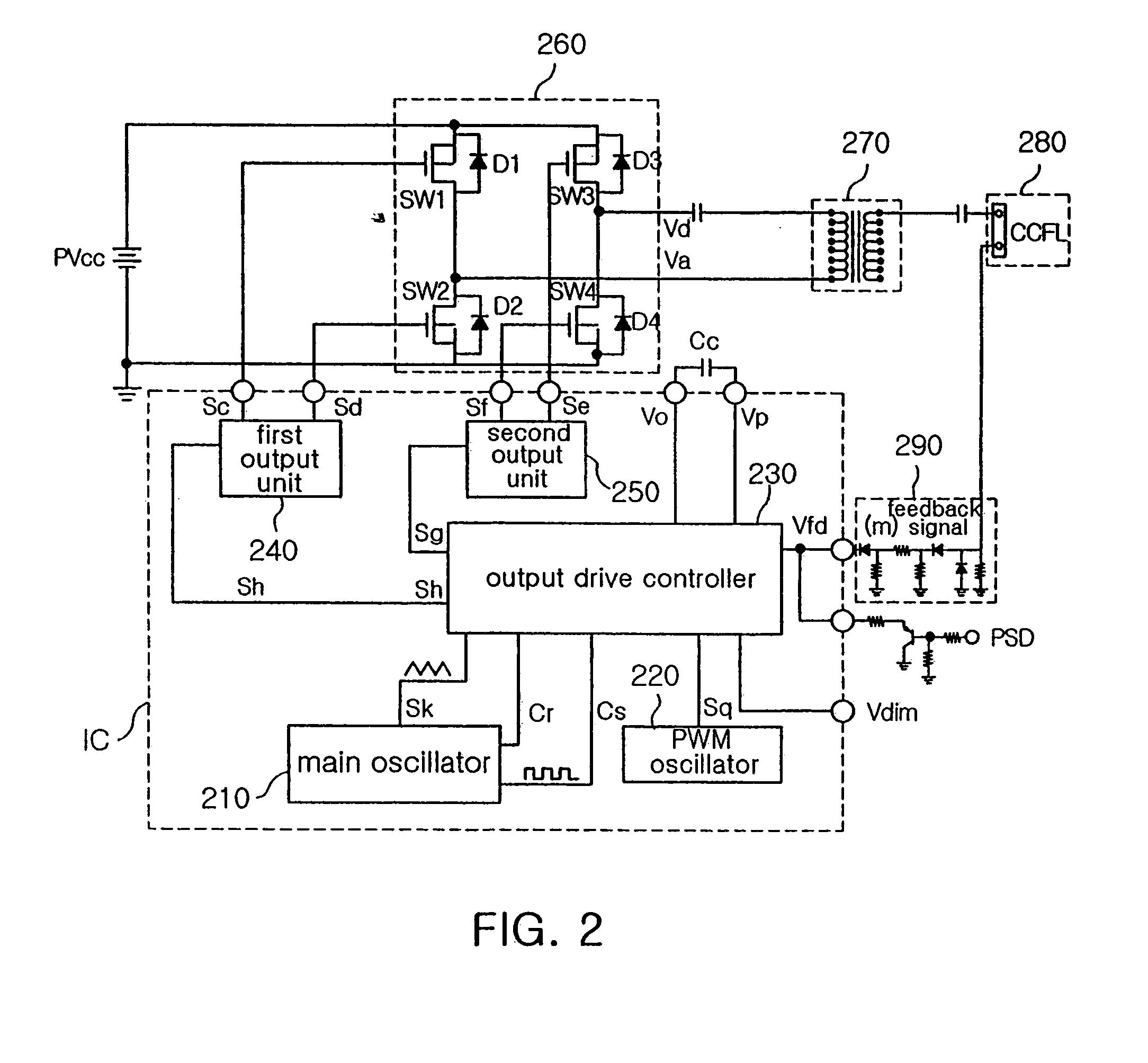 Single-stage backlight inverter and method for driving the same