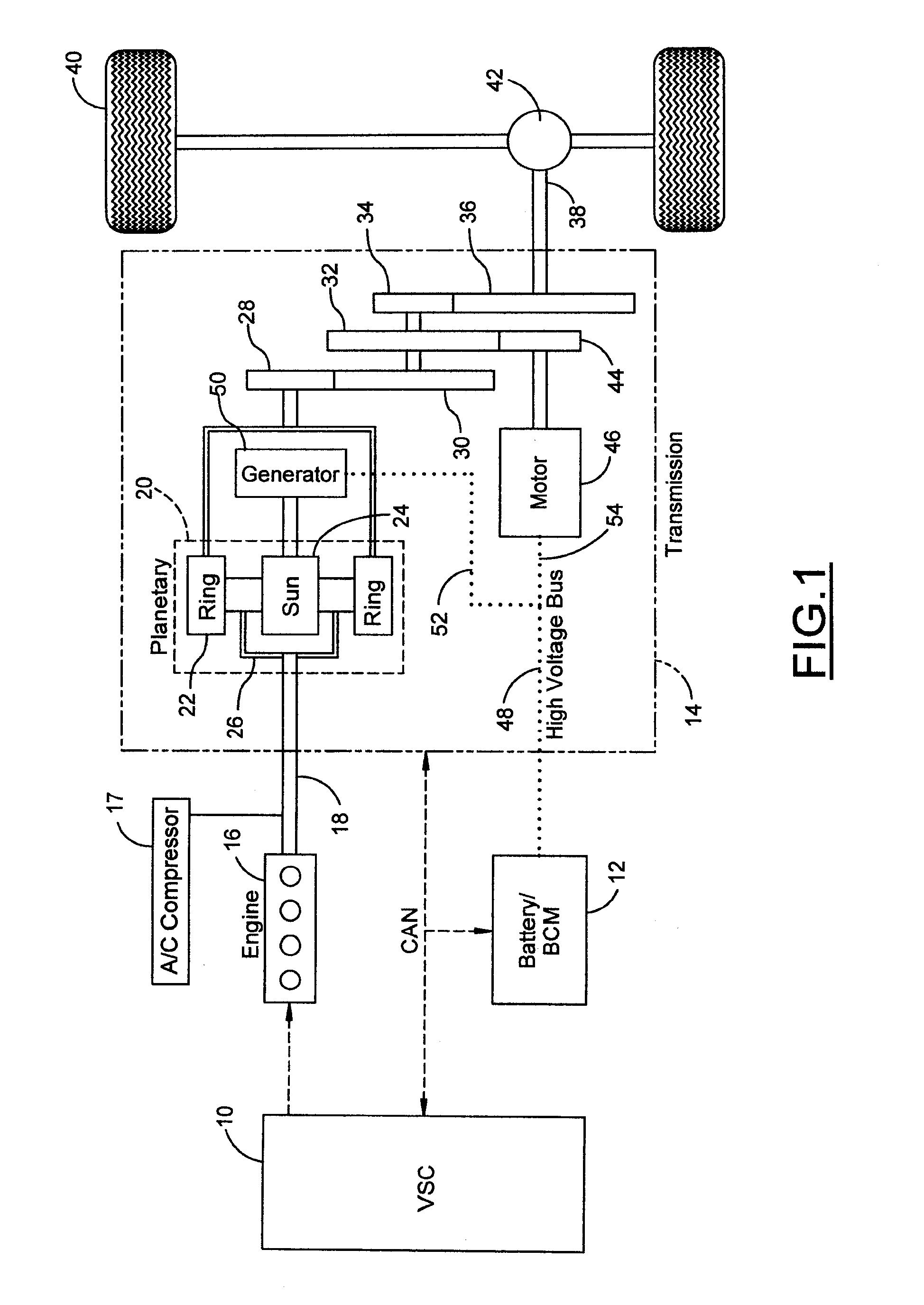 Method for compensating for accessory loading
