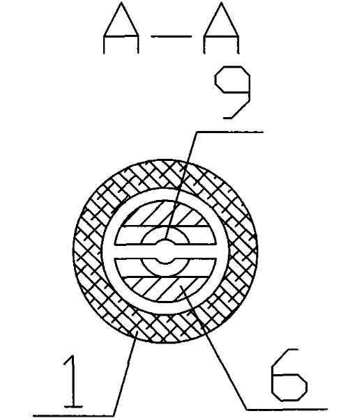 Long-acting electric conduction nozzle