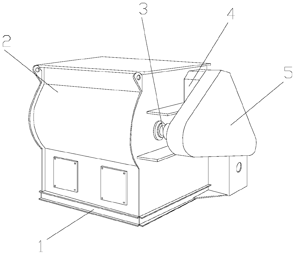 Two-way stirring equipment for chemical processing raw materials