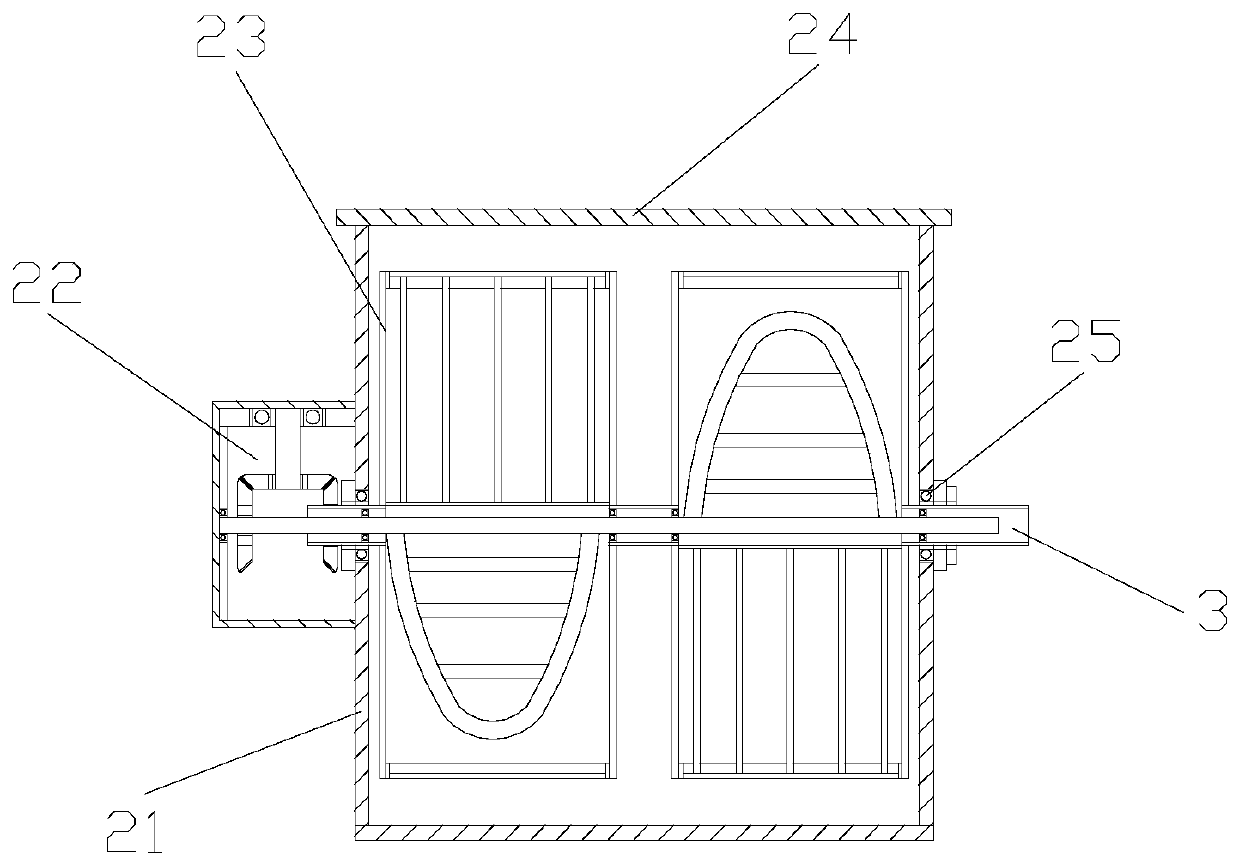 Two-way stirring equipment for chemical processing raw materials