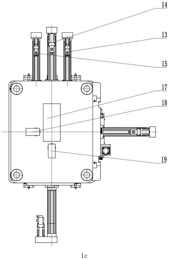 Multi-component force combination calibration device loading mechanism based on electric cylinder