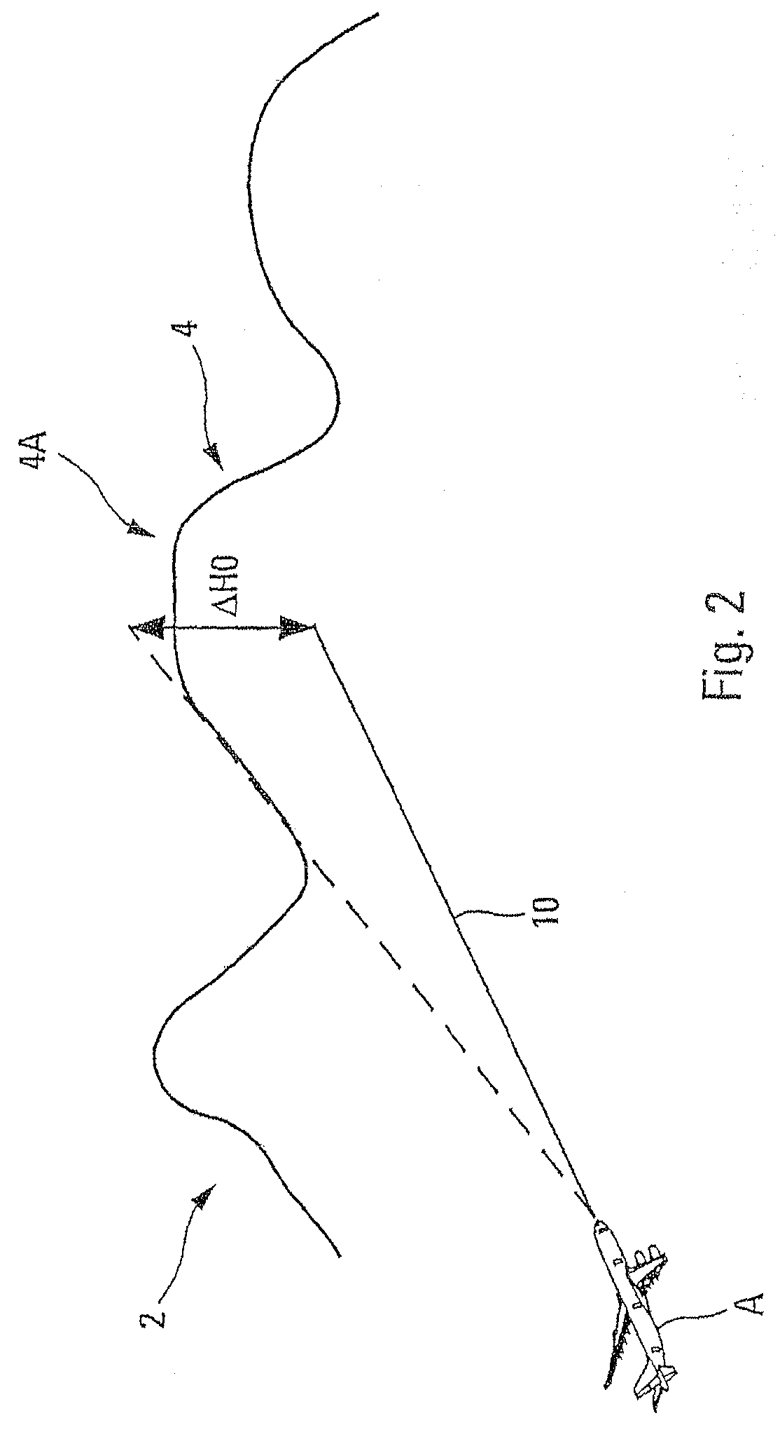 Terrain avoidance method and system for an aircraft