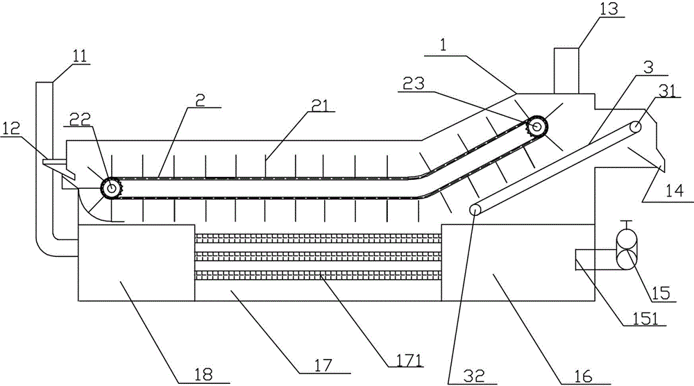 Dry fruit continuous stewing device
