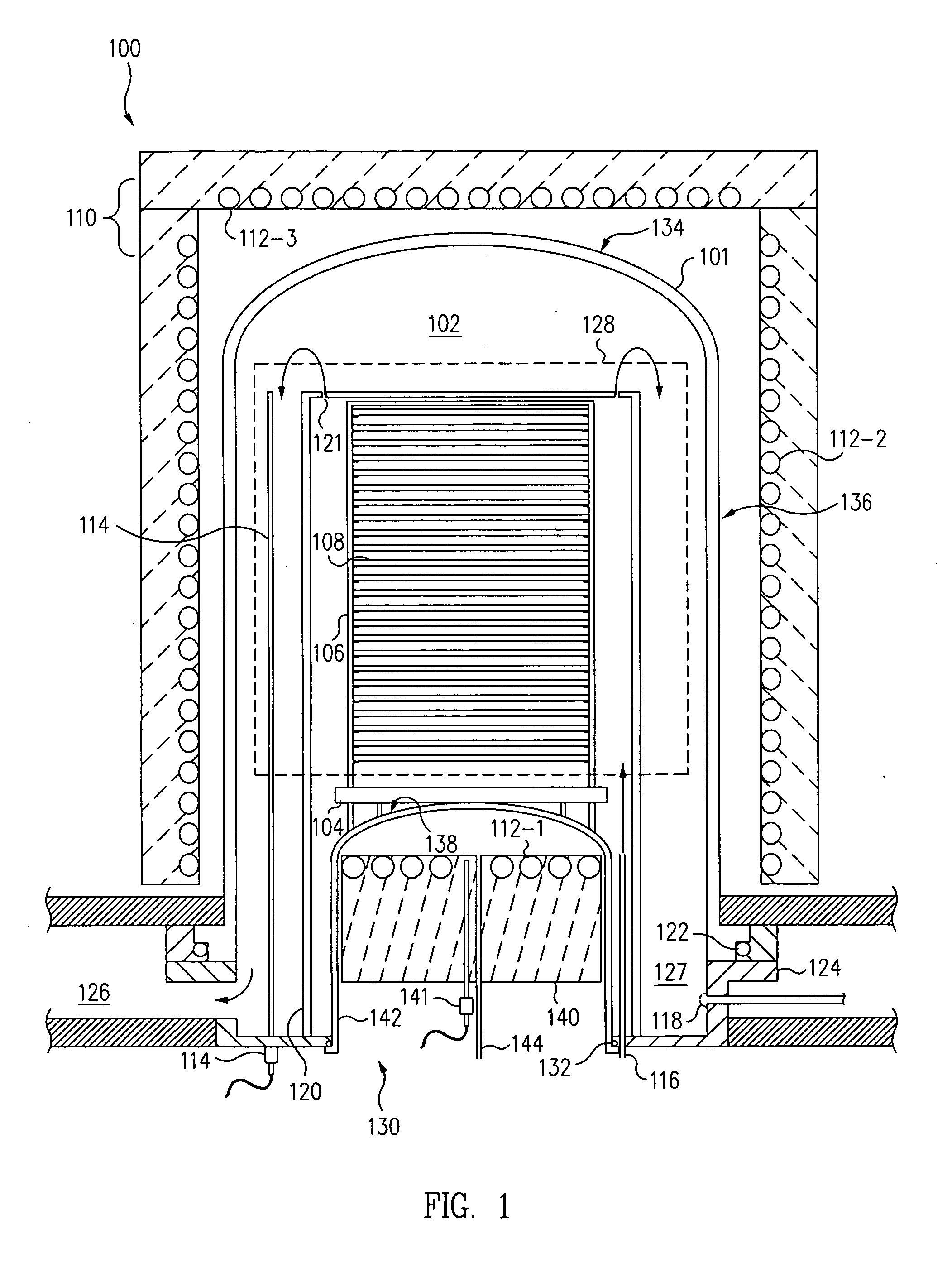 Thermal processing system with cross flow injection system with rotatable injectors