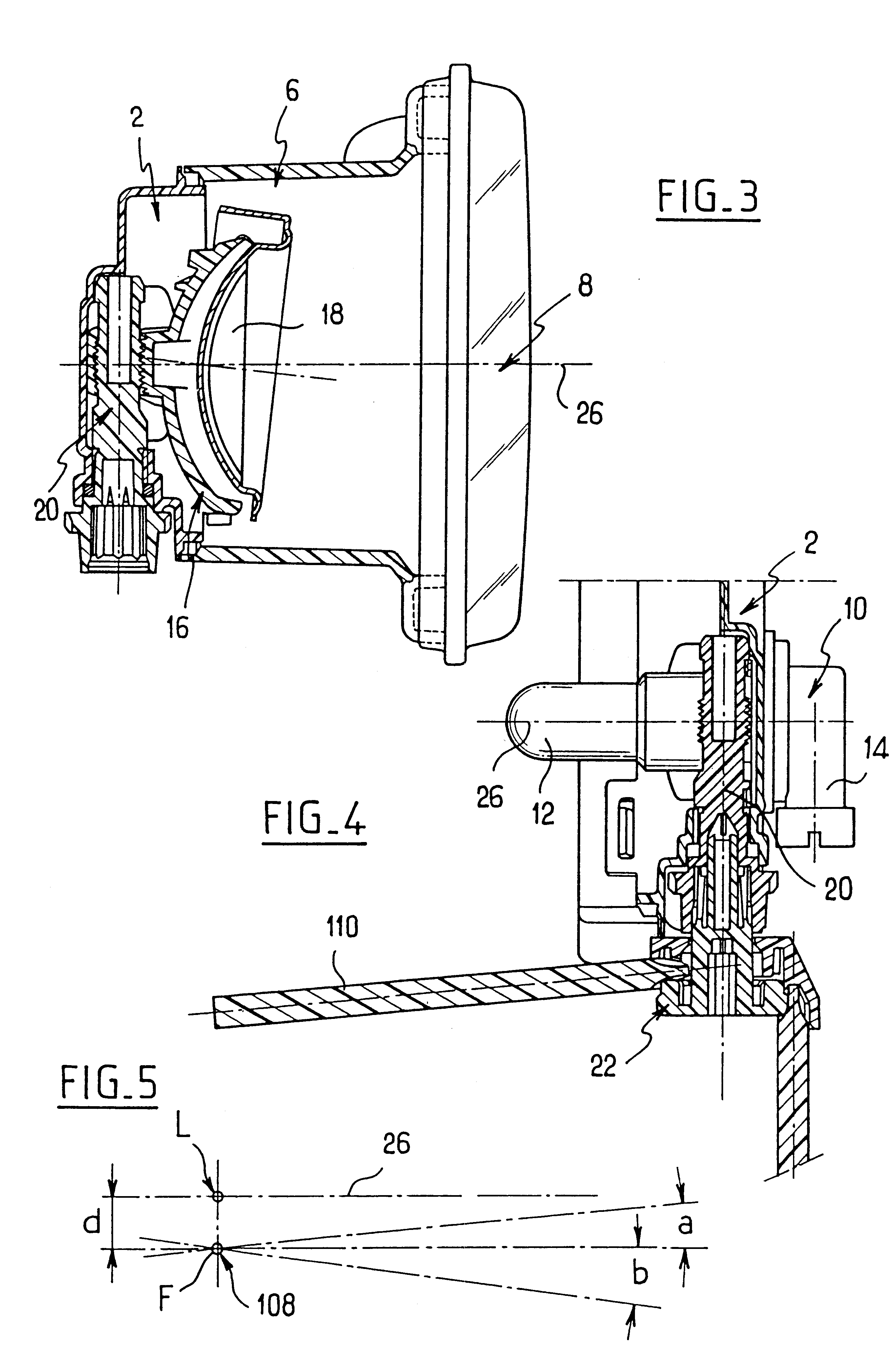 Vehicle light with high resistance to heat
