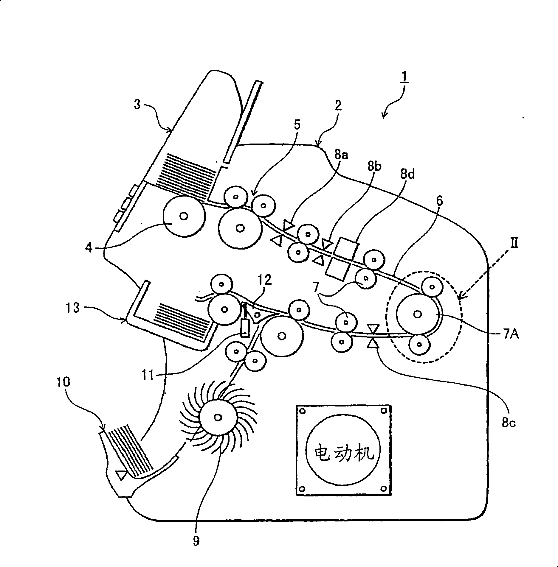 Sheets counting device