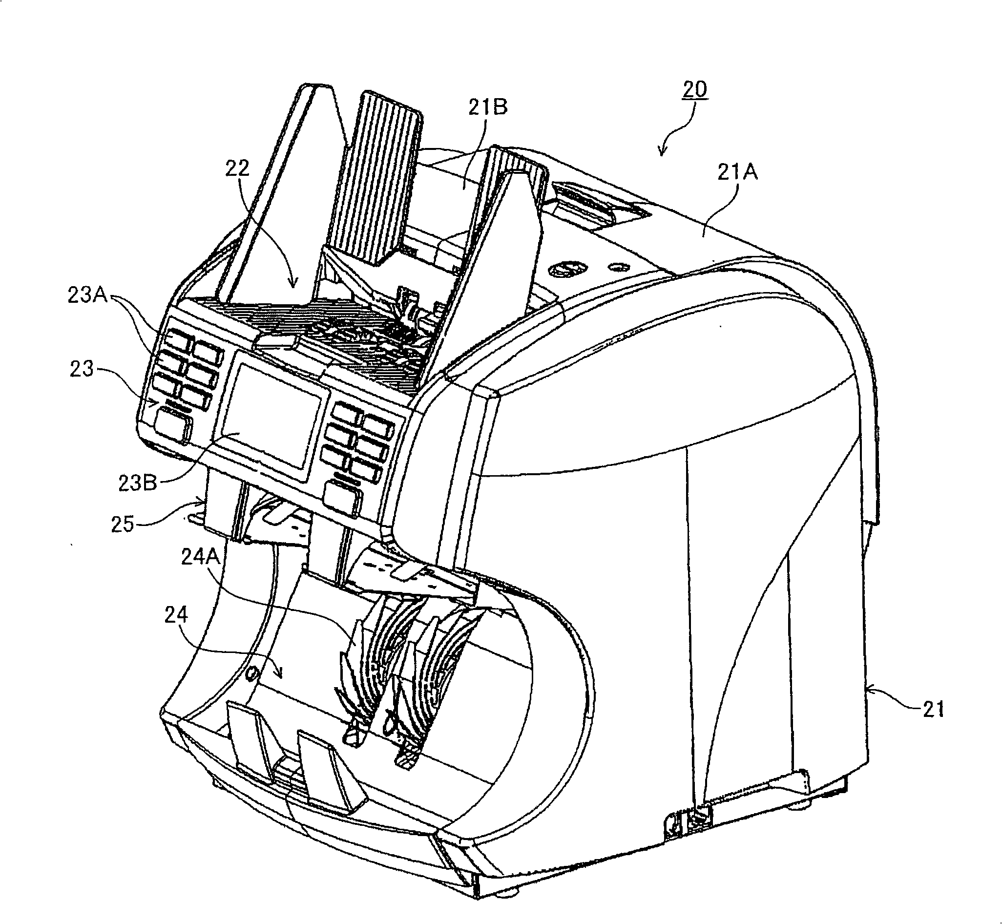 Sheets counting device