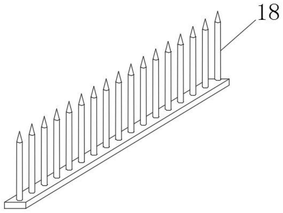 A rust removal device for steel bars with recycling function