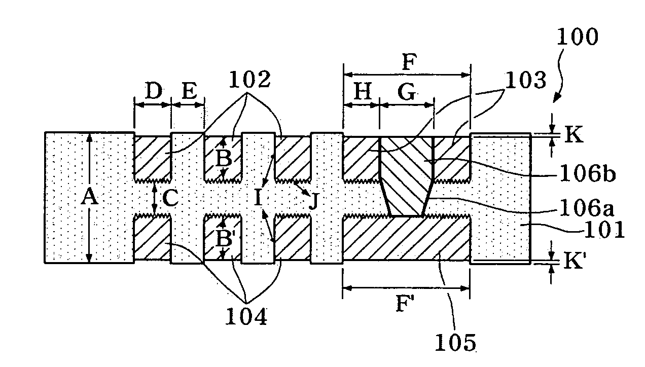 Carrier member for transmitting circuits, coreless printed circuit board using the carrier member, and method of manufacturing the same