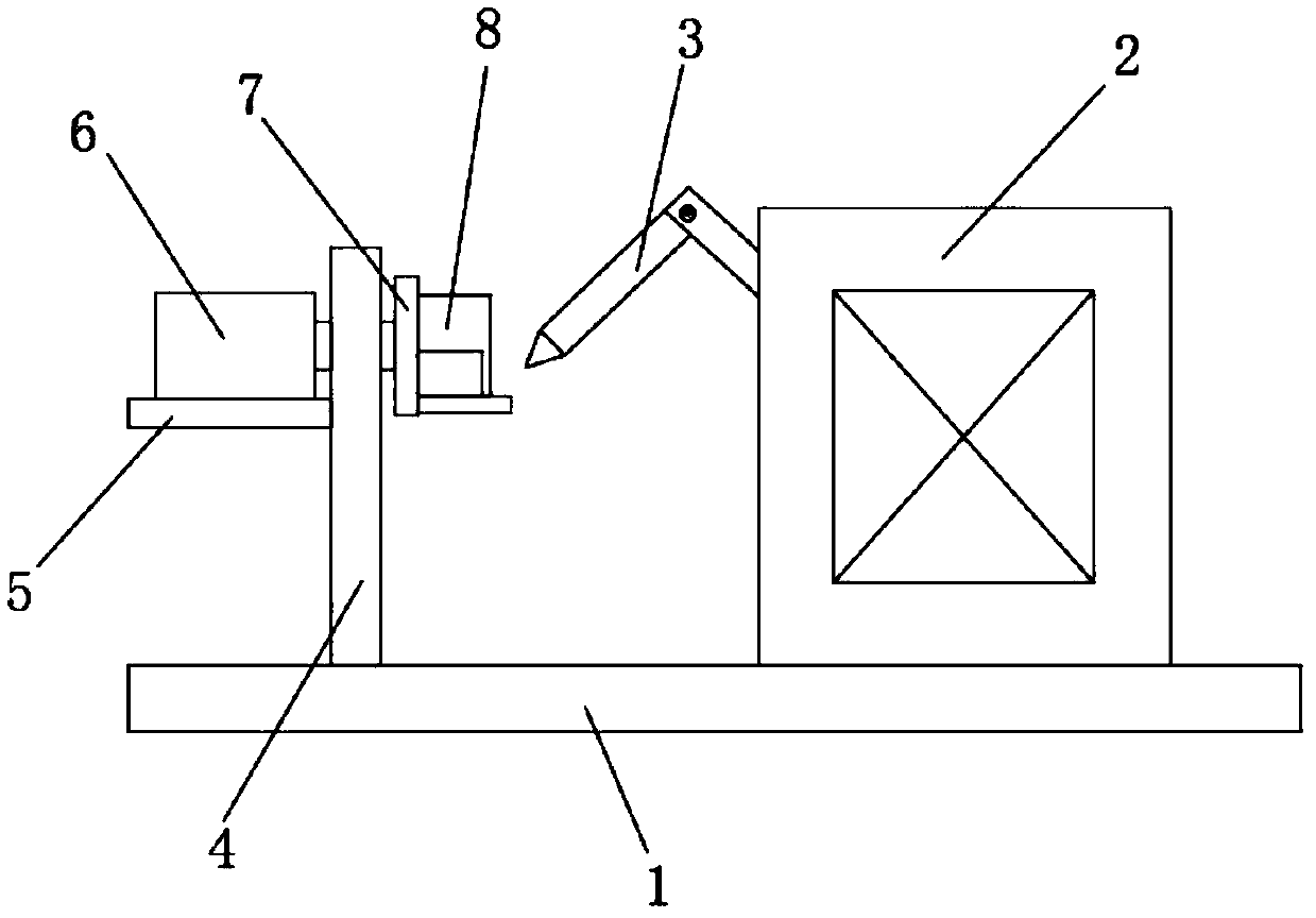 Automatic clamping and detecting device for urea nozzle for vehicle