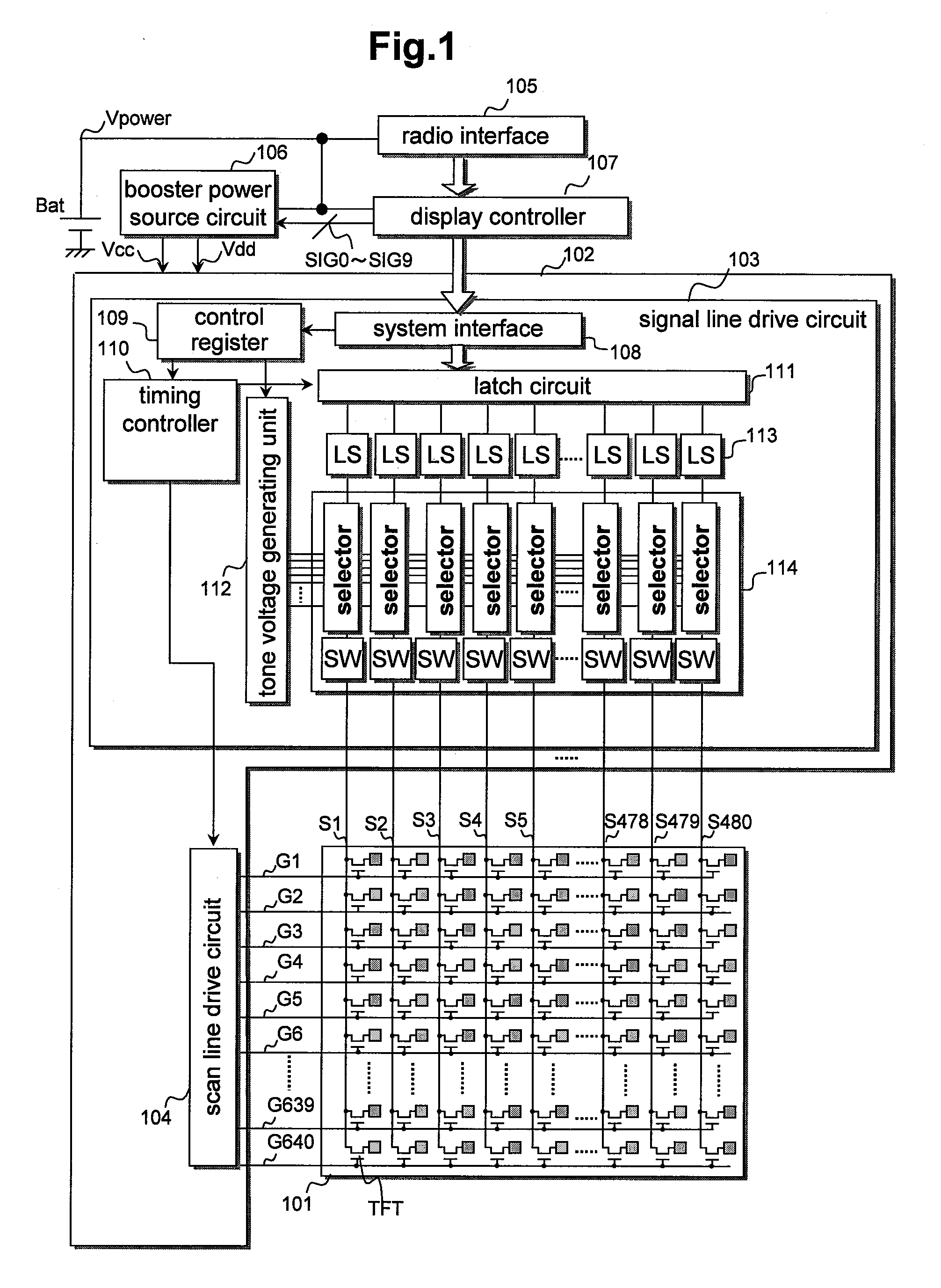 Electronic paper display, semiconductor integrated circuit and operating method for semiconductor integrated circuit