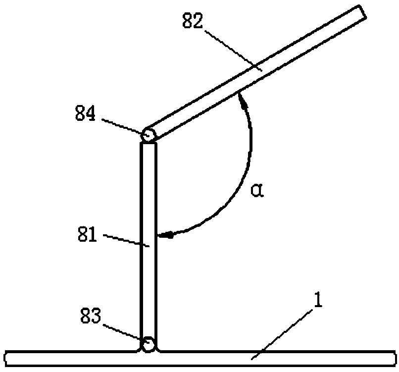 Uniform air delivery duct for square cabin based on adjustable deflectors