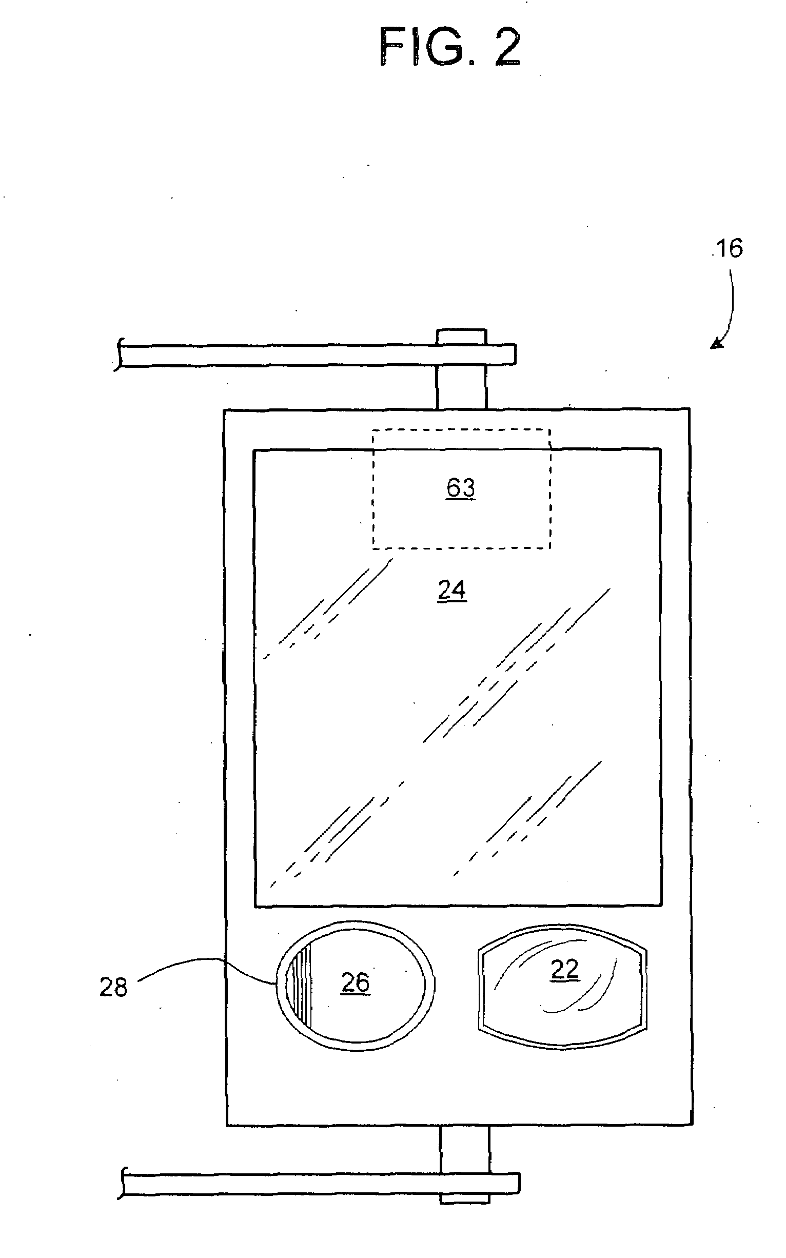 Mirror system for a trucking rig having a tractor and an articulated trailer
