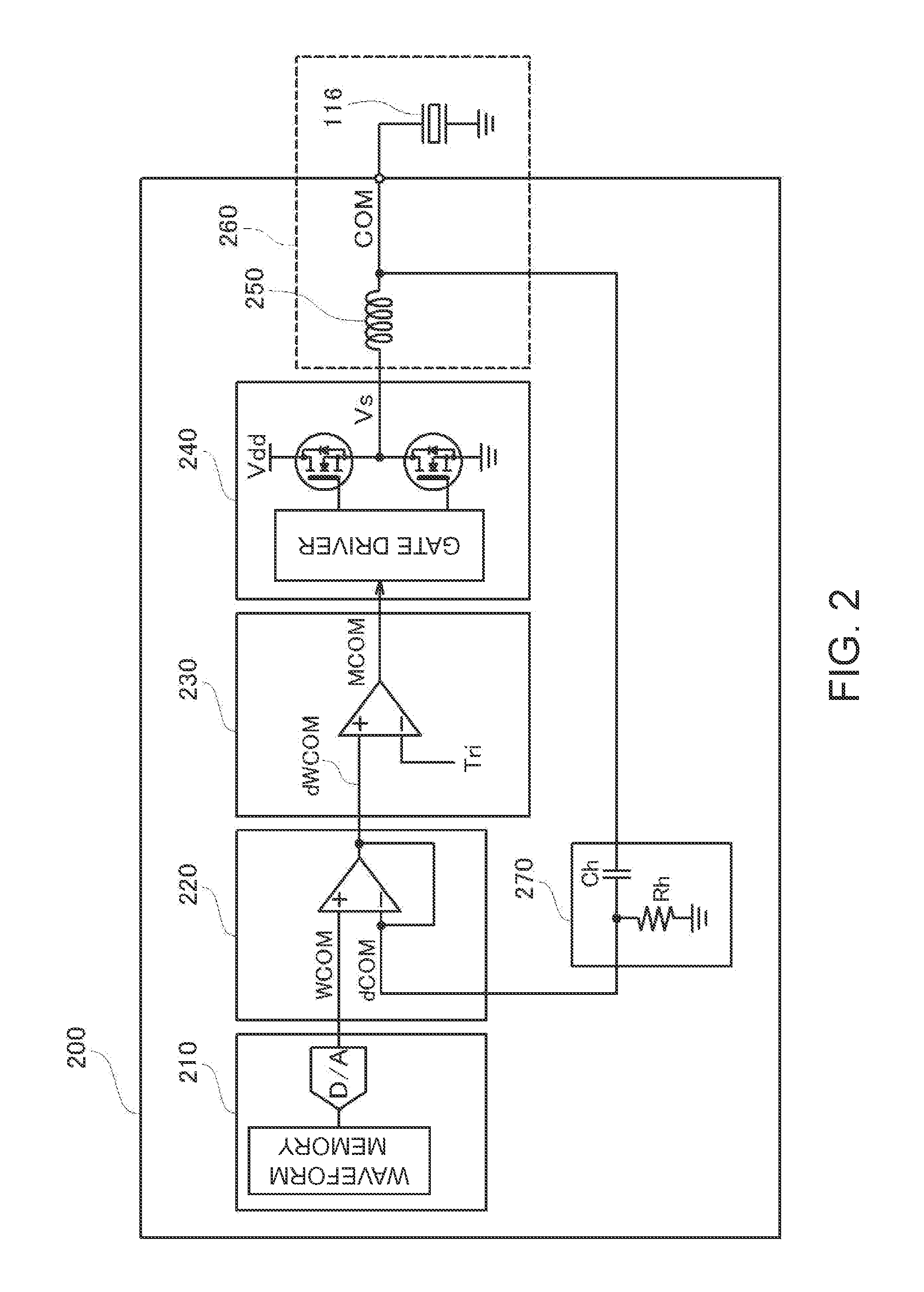 Capacitive load drive circuit, liquid injector, and medical device