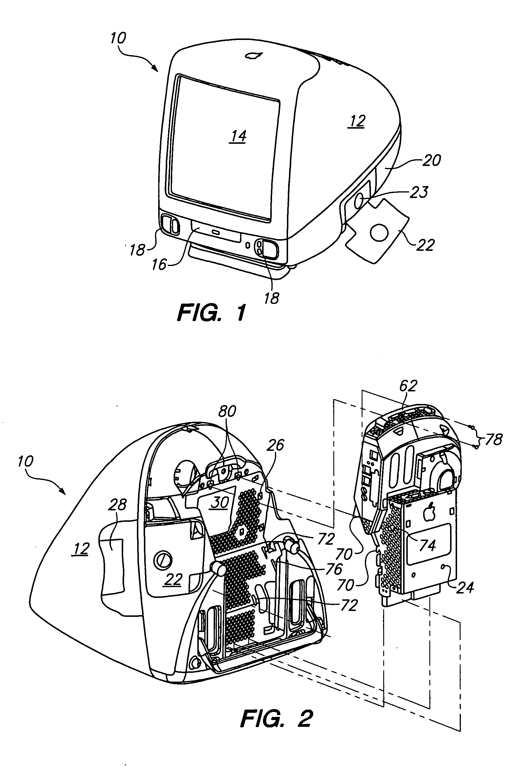 Modular logic board chassis for a desktop computer